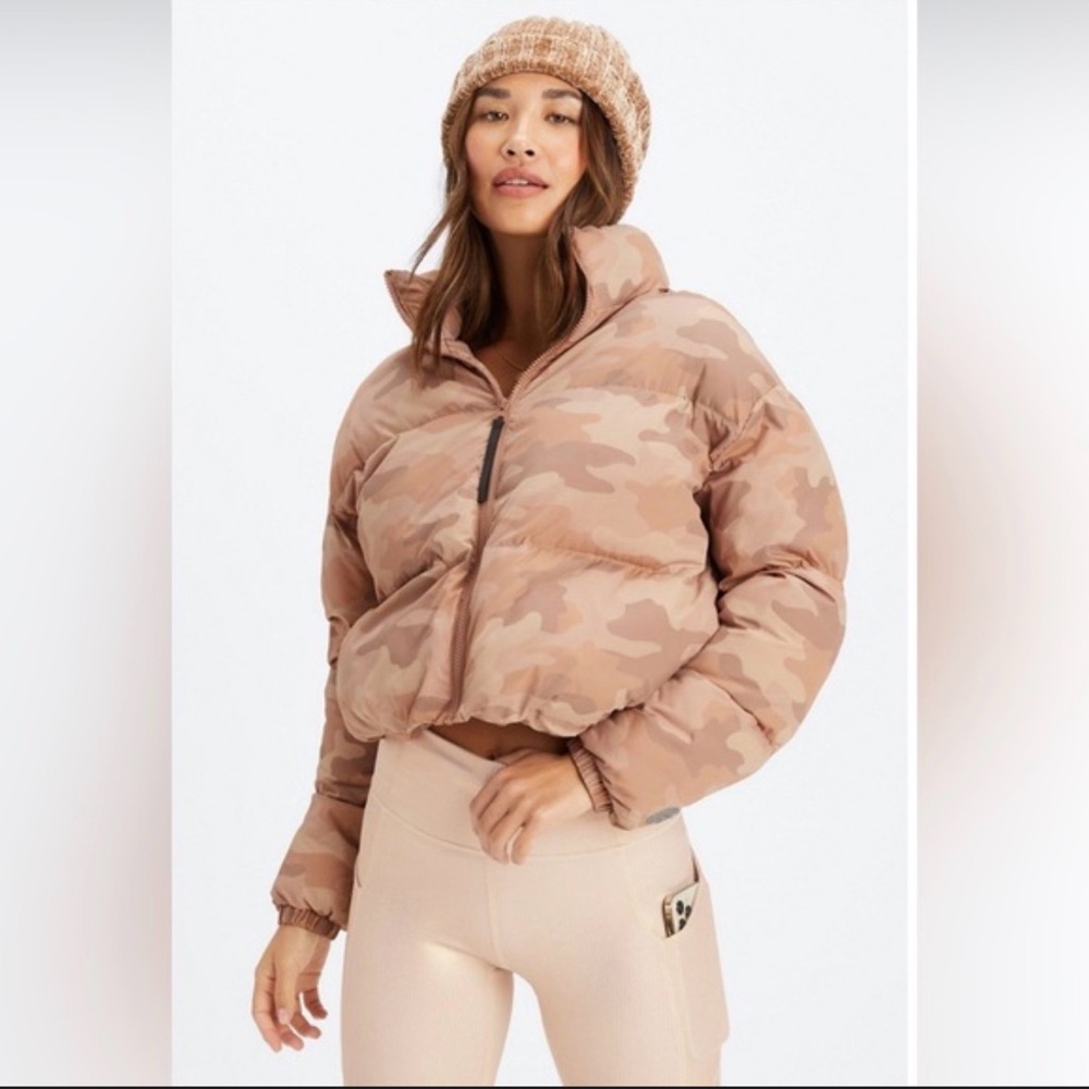 Fabletics Women's Camouflage Puffer Jacket